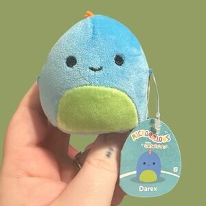 Squishmallows 2.5” Darex the Dinosaur Micromallow New with Tags!